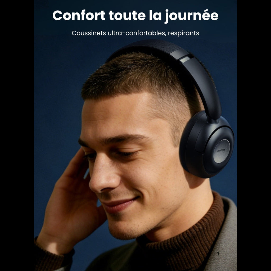 Casque audio sans fil ANC - Confort toute la journée
