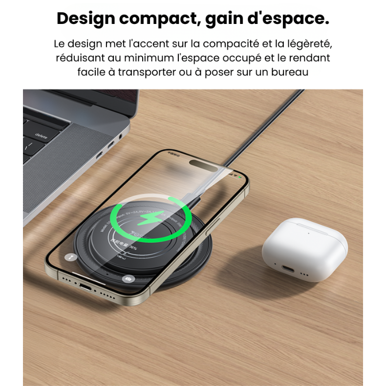Design compact, gain d'espace