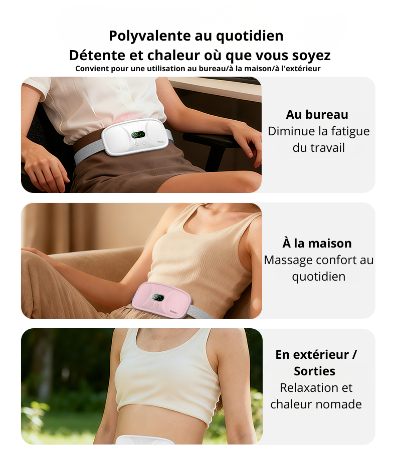 Polyvalente au quotidien, détente et chaleur où que vous soyez