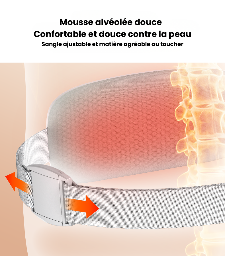 Mousse alvéolée douce, confortable et douce contre la peau