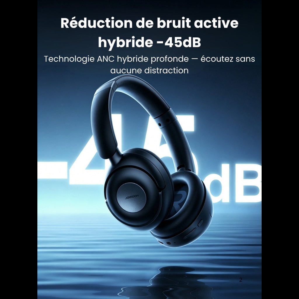 Réduction de bruit active -45dB