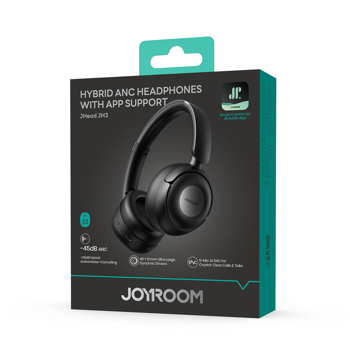 Casque Audio Sans Fil ANC -45dB — Bluetooth 6.0, Autonomie 55h