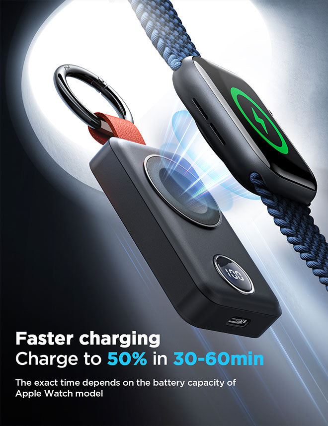 Chargeur portable sans fil 2000 mAh pour Apple Watch – vue 3