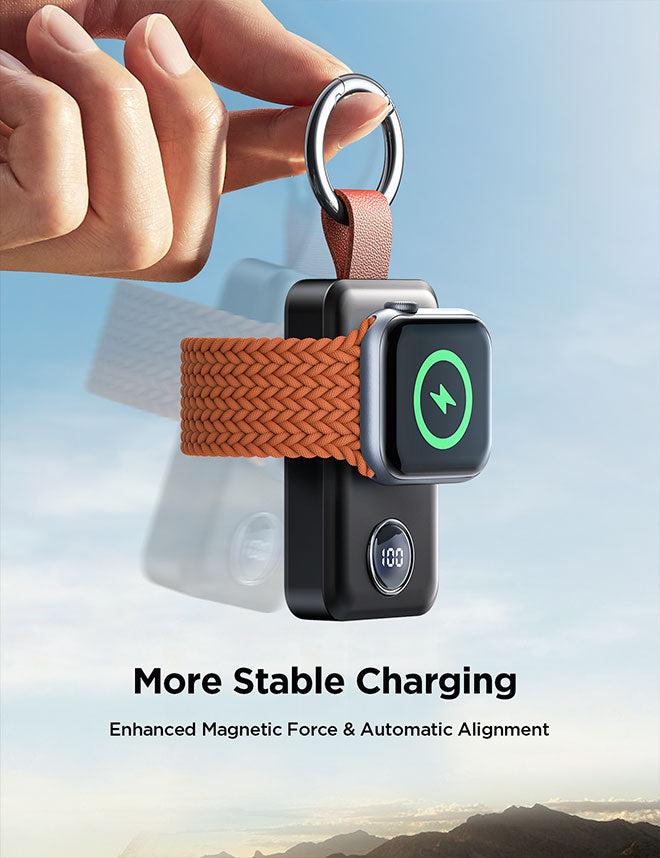 Chargeur portable sans fil 2000 mAh pour Apple Watch