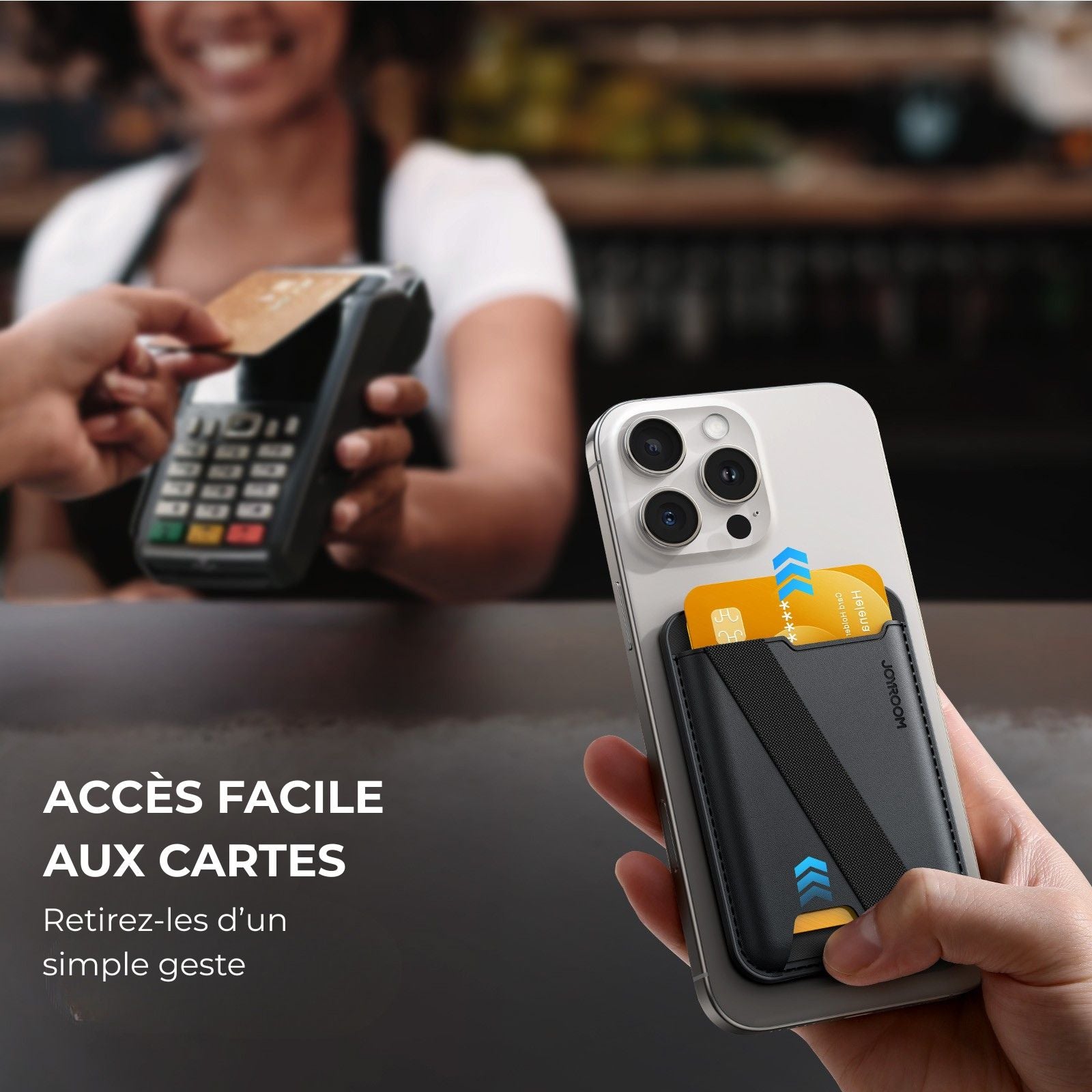 Porte-cartes MagSafe – Compatible Tous Téléphones