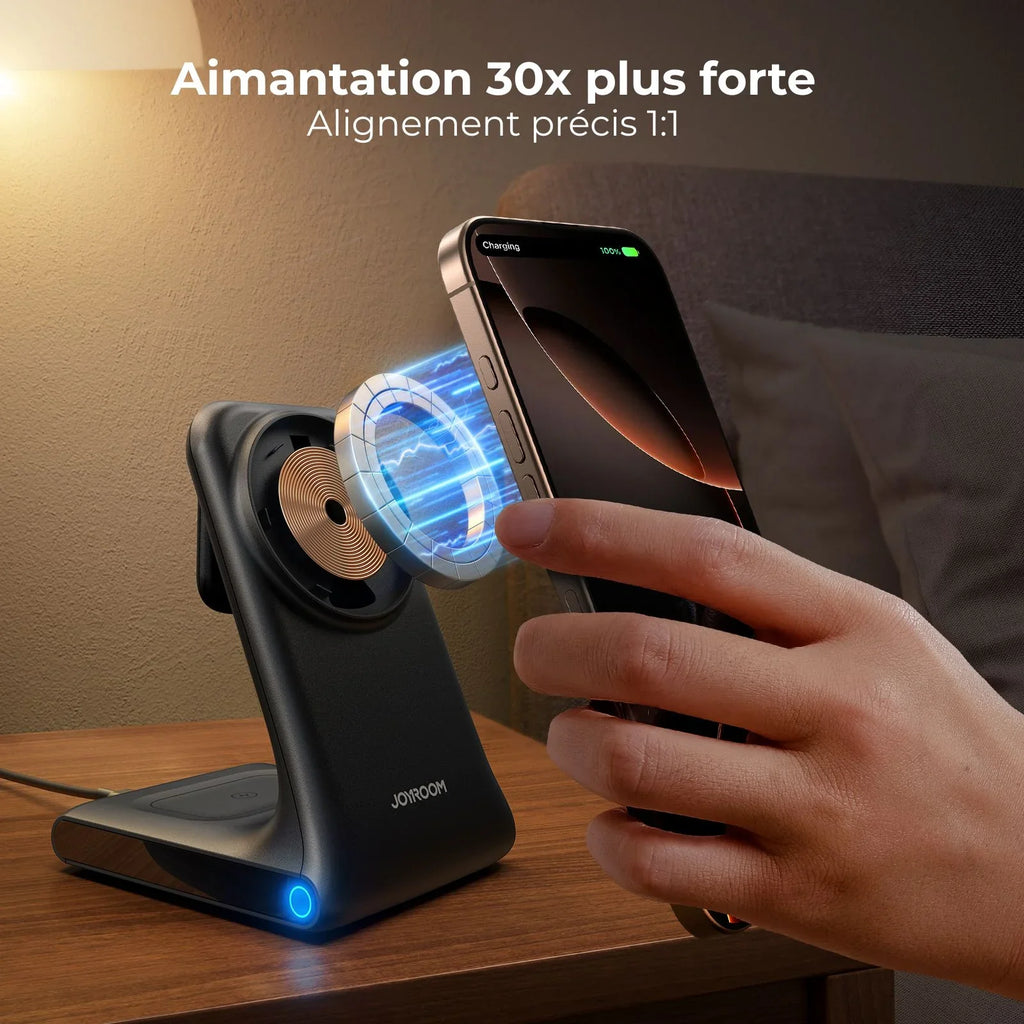 Station de charge sans fil 3-en-1 – vue 3