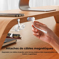 Attaches-câbles magnétiques en silicone