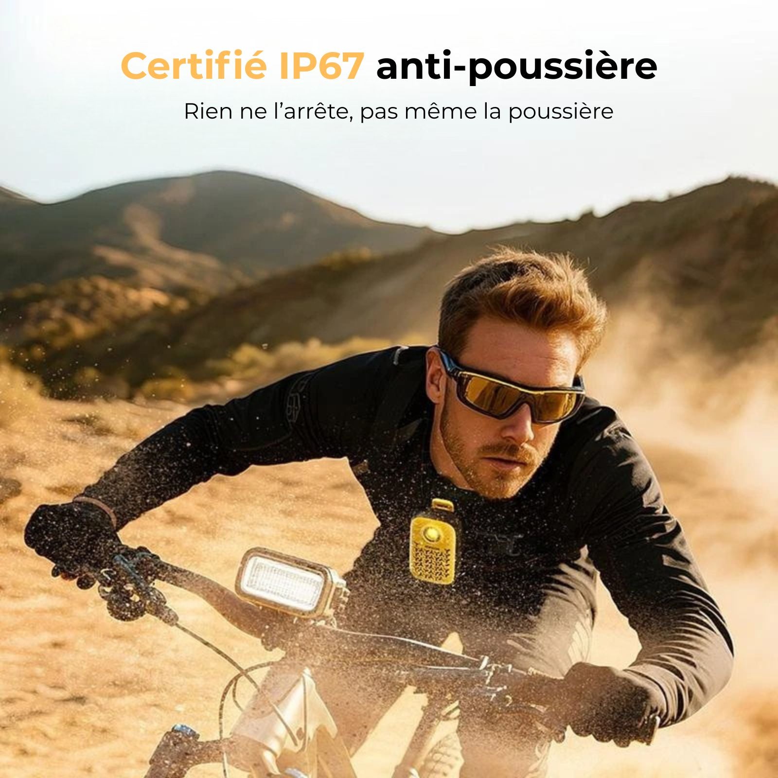 Mini Haut-Parleur Portable Bluetooth – IP67, LED, 3 Modes Sonores