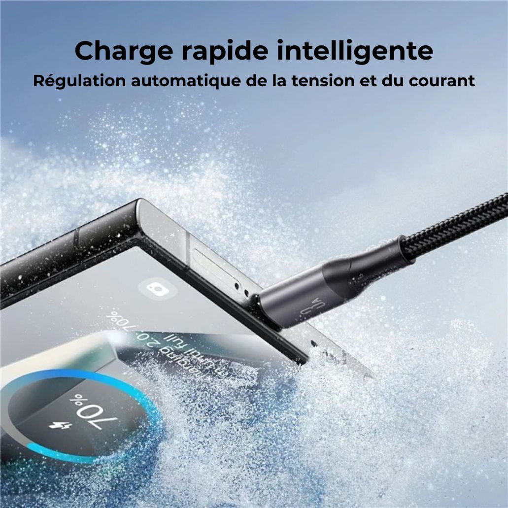 Câble de charge rapide type-A vers Type-C