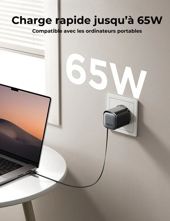 Chargeur d’alimentation 65 W avec câble USB-C rétractable – vue 7