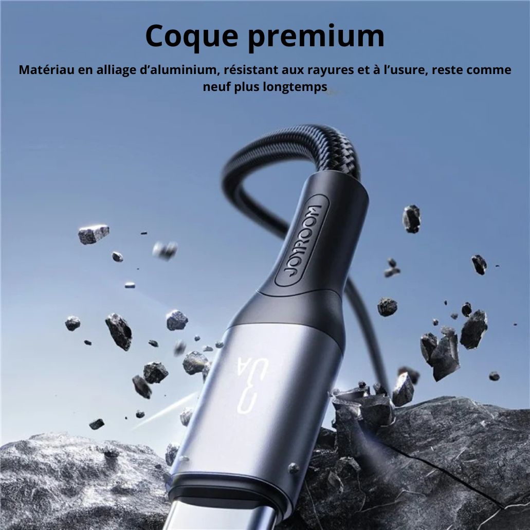Câble de charge rapide type-A vers Lightning