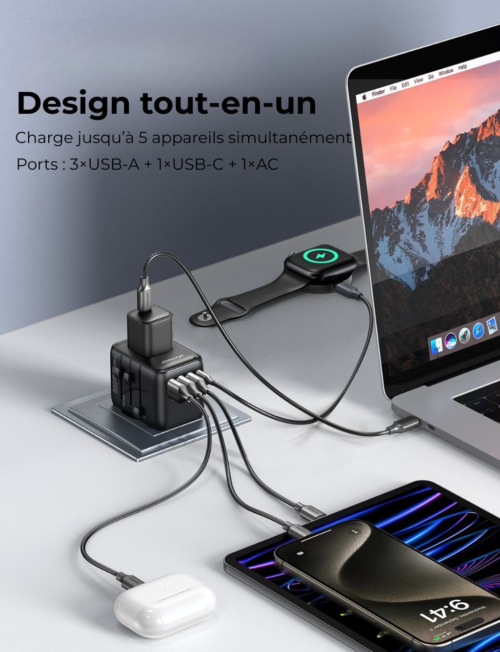 Adaptateur de voyage universel – vue 3