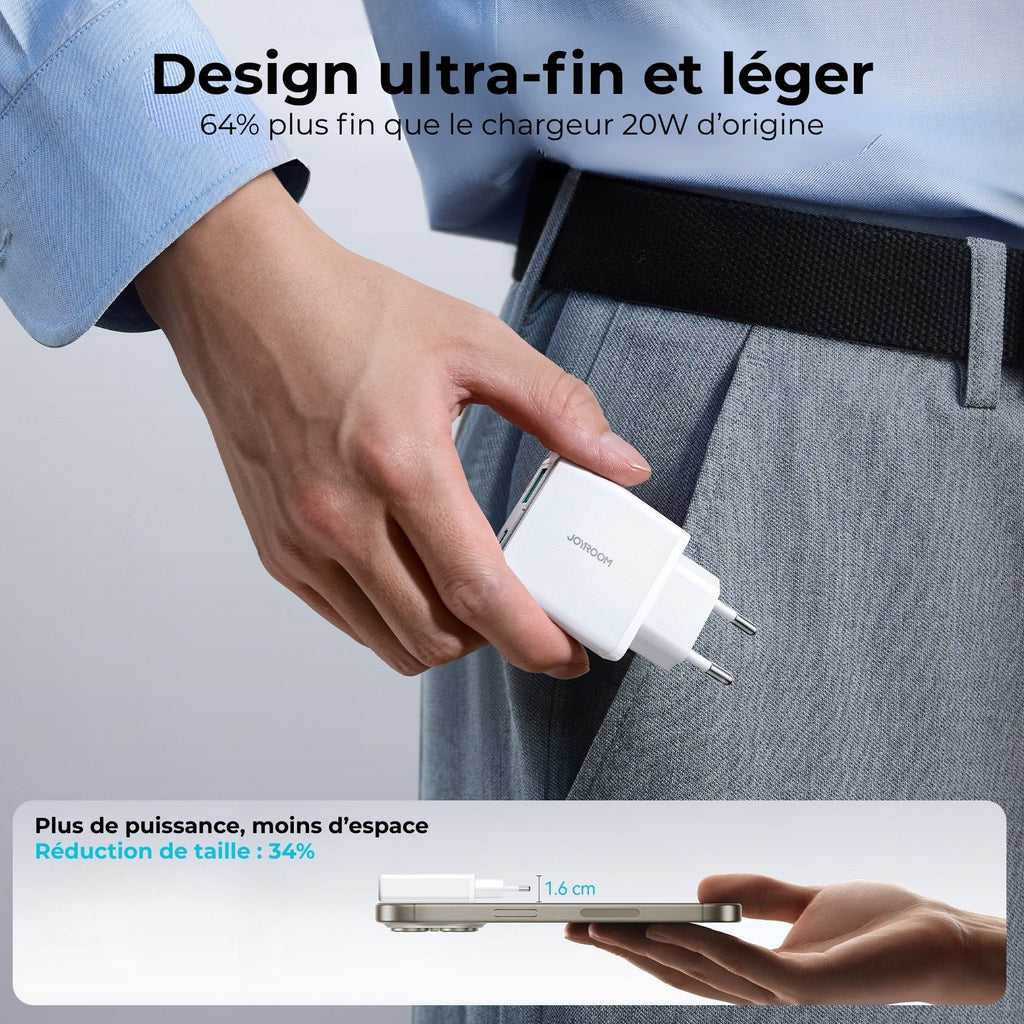 Chargeur mural ultrafin 20 W – vue 4