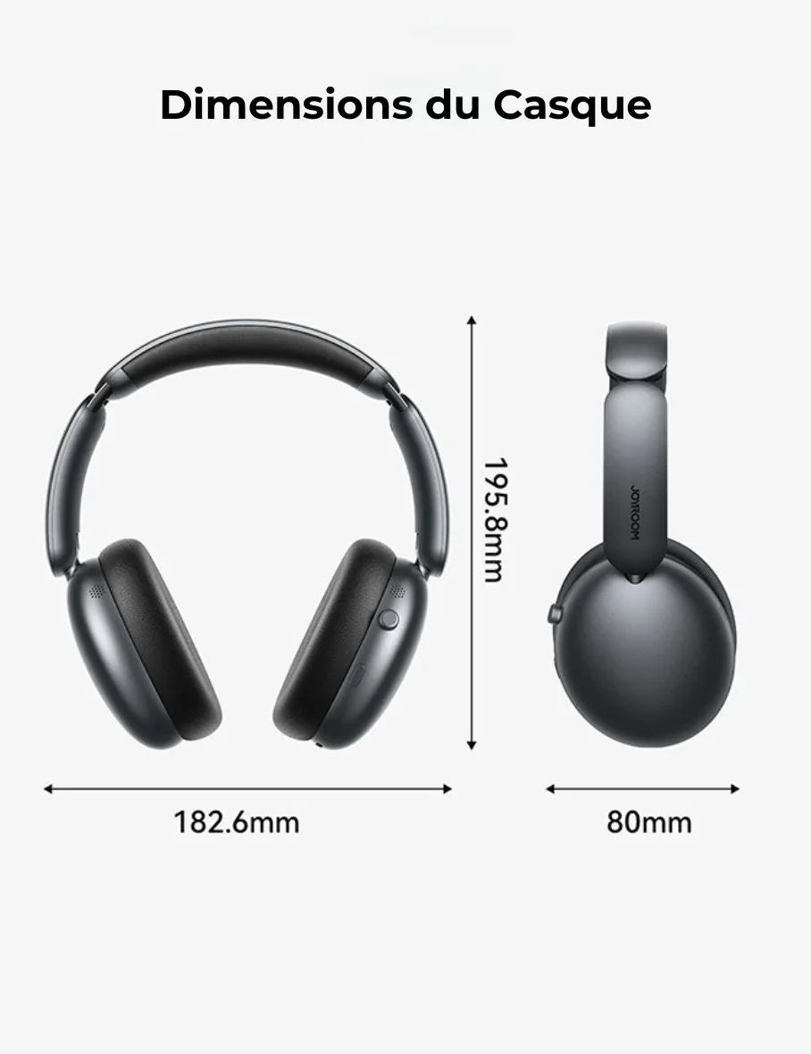 Casque sans fil avec réduction de bruit hybride ANC – vue 10