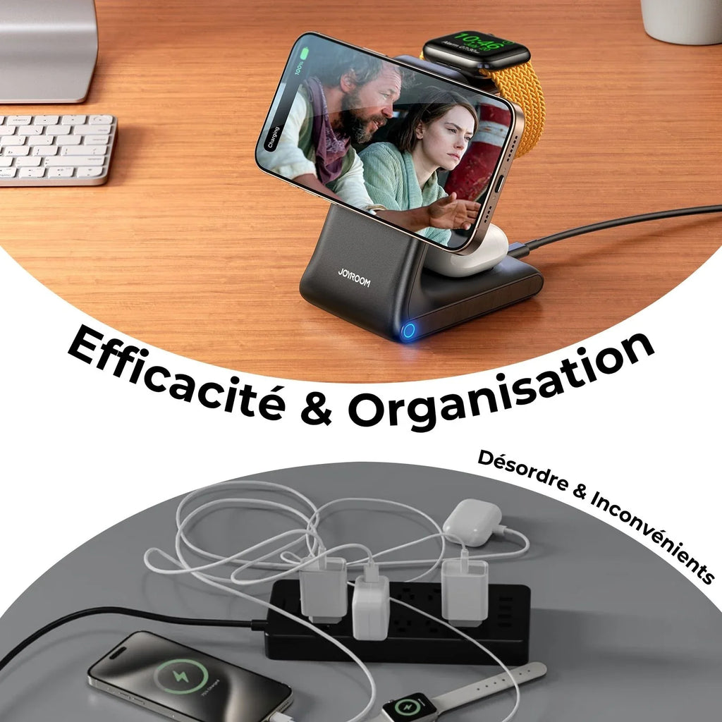Station de charge sans fil 3-en-1 – vue 2