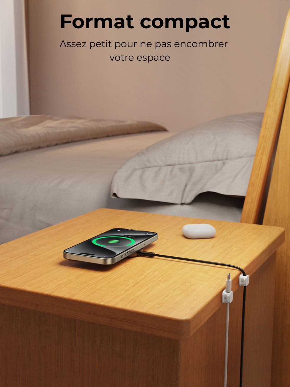 Organisateur magnétique de câbles – vue 4