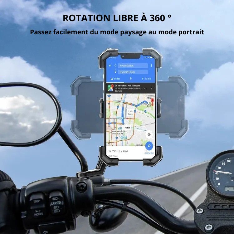 Support télephone 2 roues – vue 5