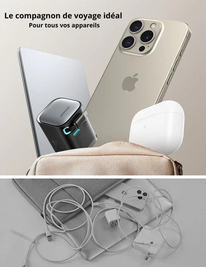 Chargeur d’alimentation 65 W avec câble USB-C rétractable – vue 5