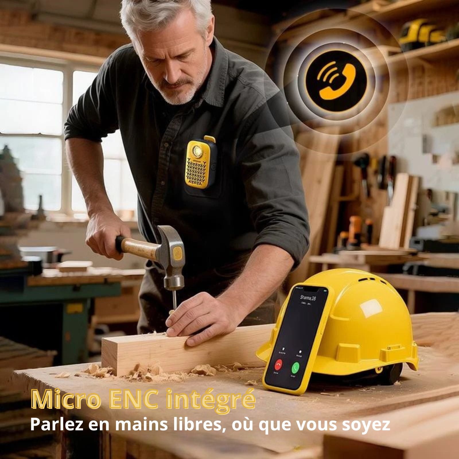 Mini Haut-Parleur Portable Bluetooth – IP67, LED, 3 Modes Sonores