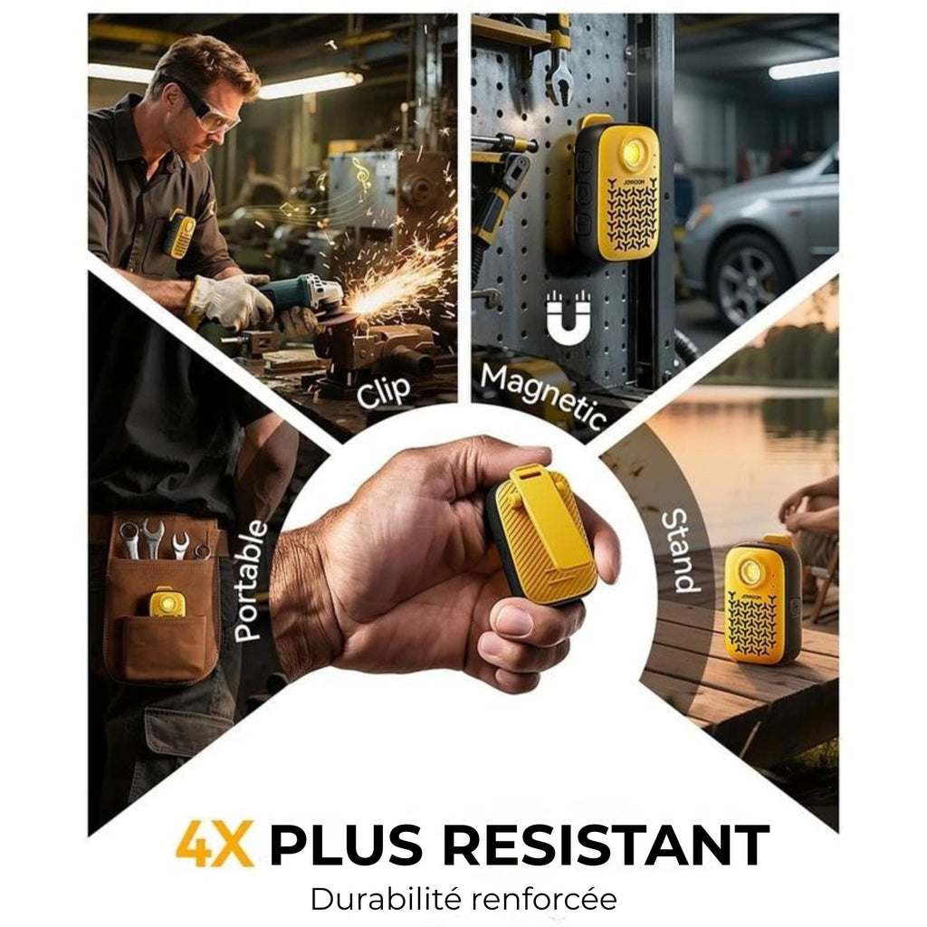 Mini Haut-Parleur Portable Bluetooth – IP67, LED, 3 Modes Sonores