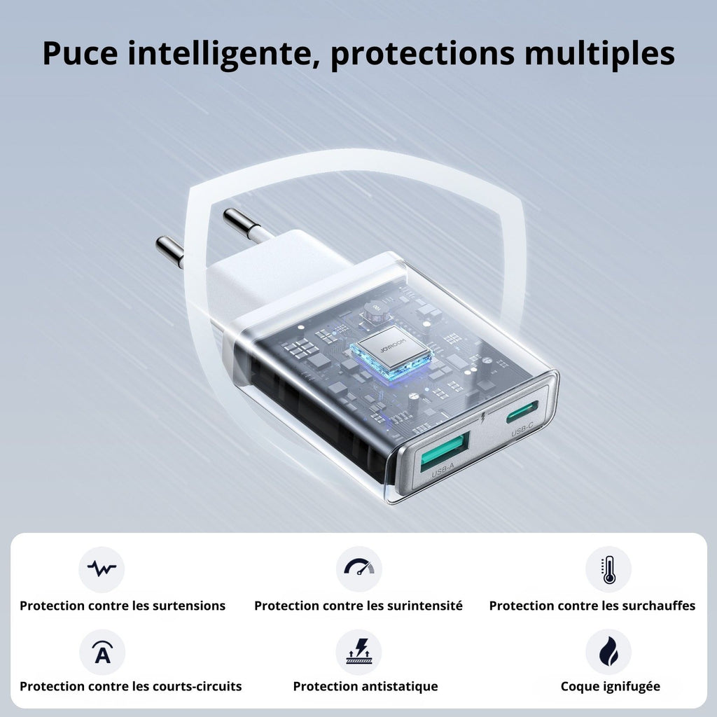 Chargeur mural ultrafin 20 W – vue 3