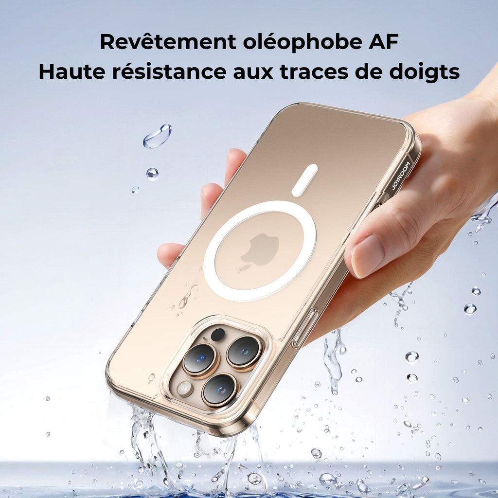 Coque Magnétique Transparente Anti-Choc iPhone 17