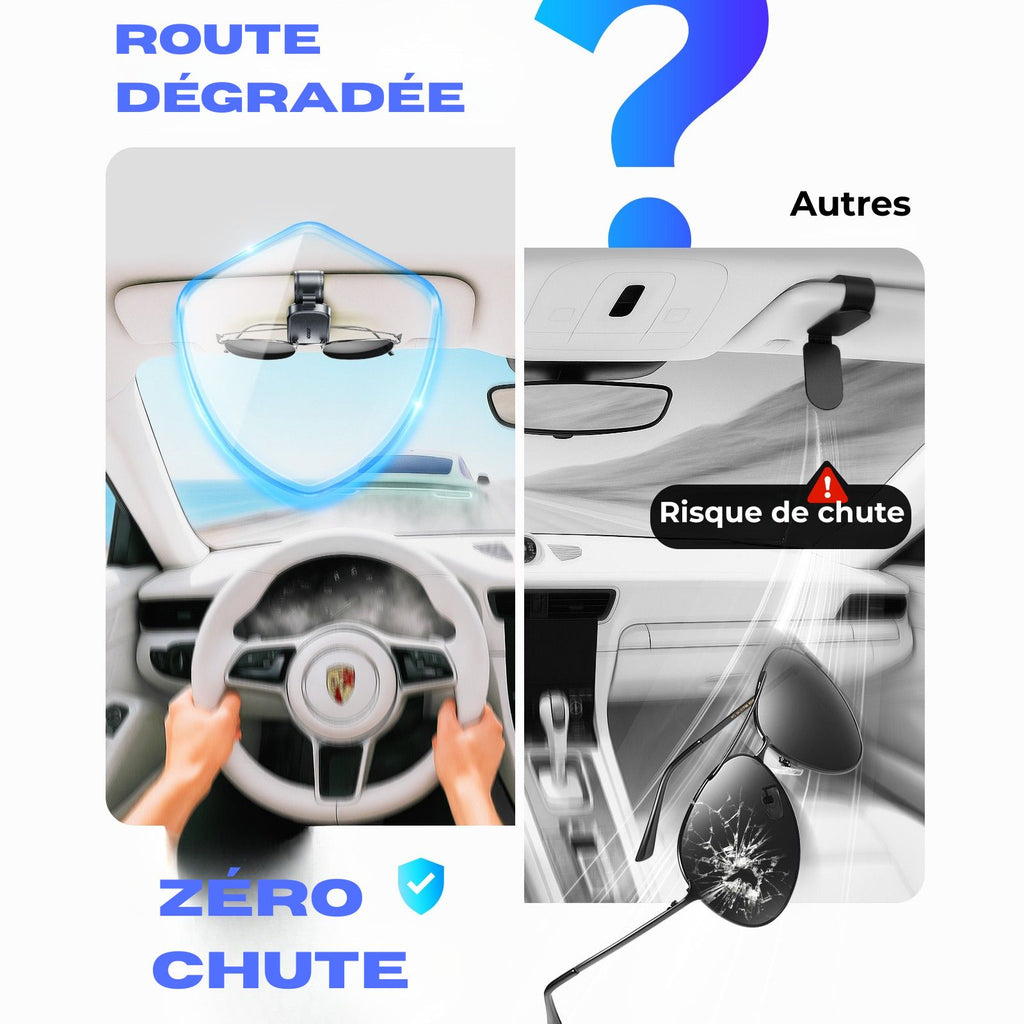 Support Clip Lunettes Pare-Soleil