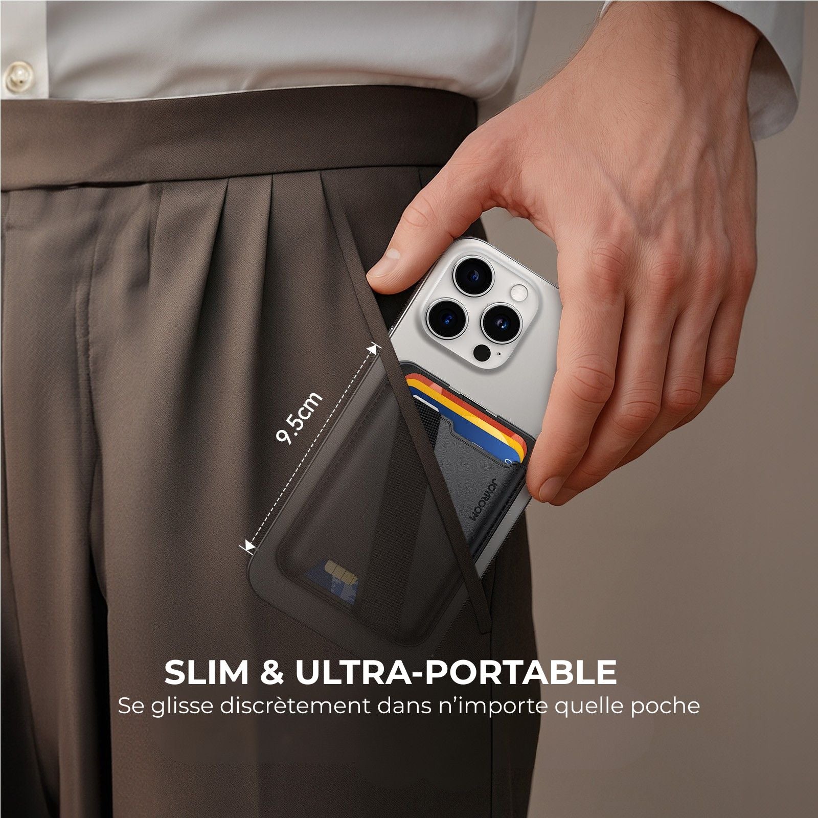 Porte-cartes MagSafe – Compatible Tous Téléphones