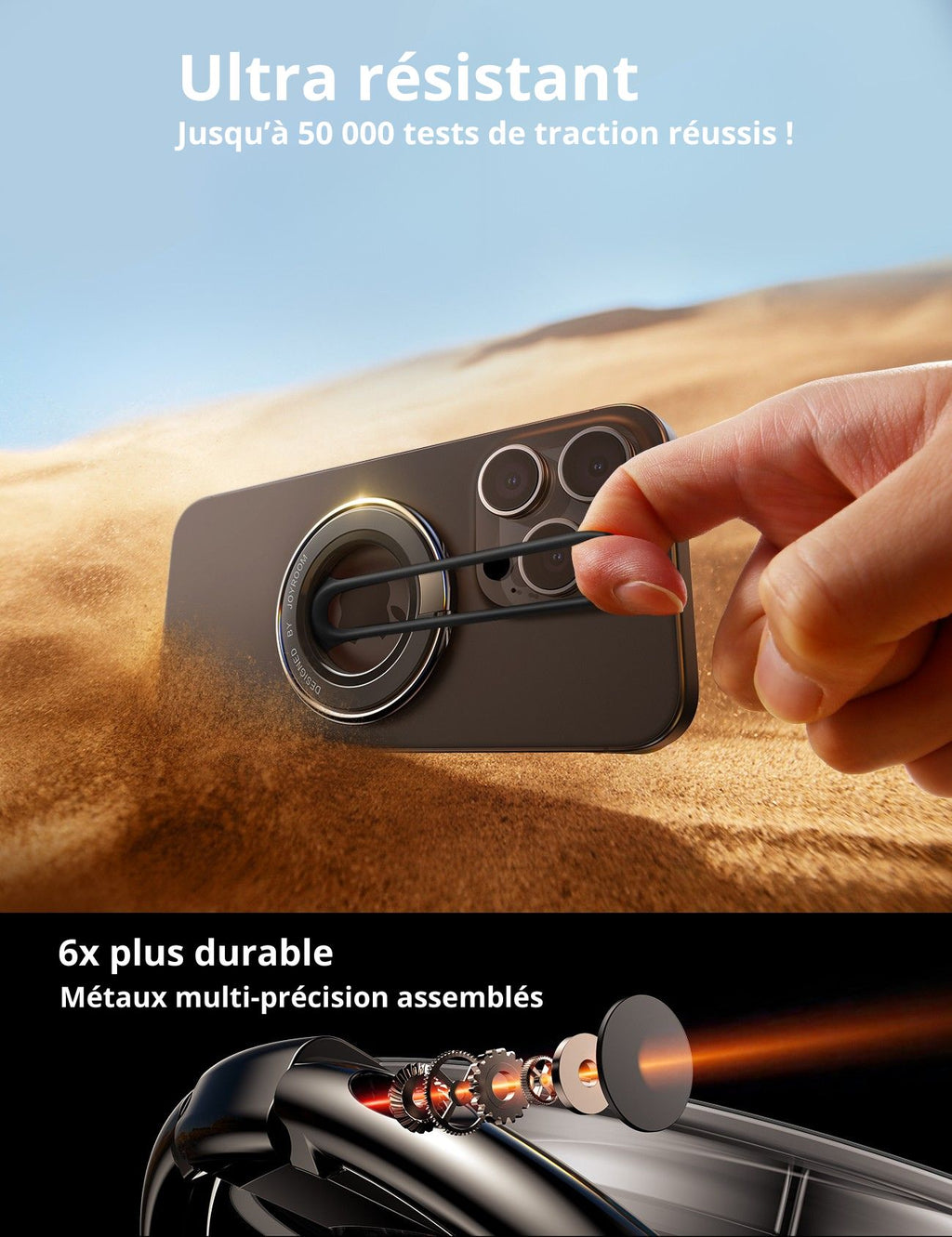 Support téléphone anneau magnétique – vue 8