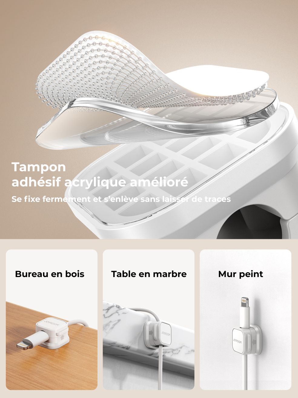 Organisateur magnétique de câbles – vue 5