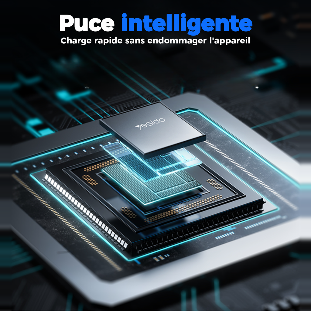 Puce intelligente : charge rapide sans endommager l'appareil