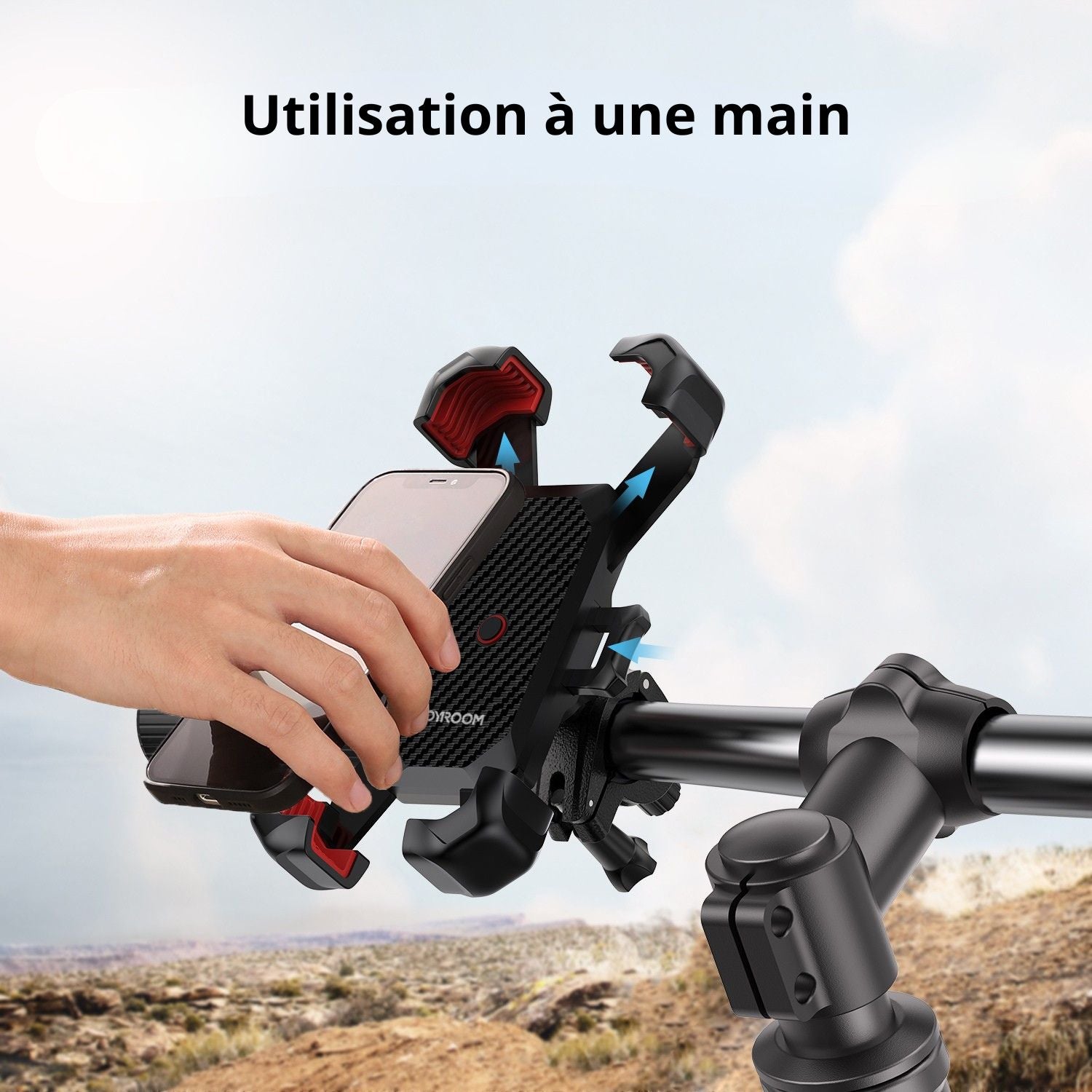 Support télephone 2 roues – vue 4