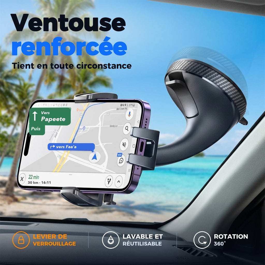 Ventouse renforcée du support pare-brise
