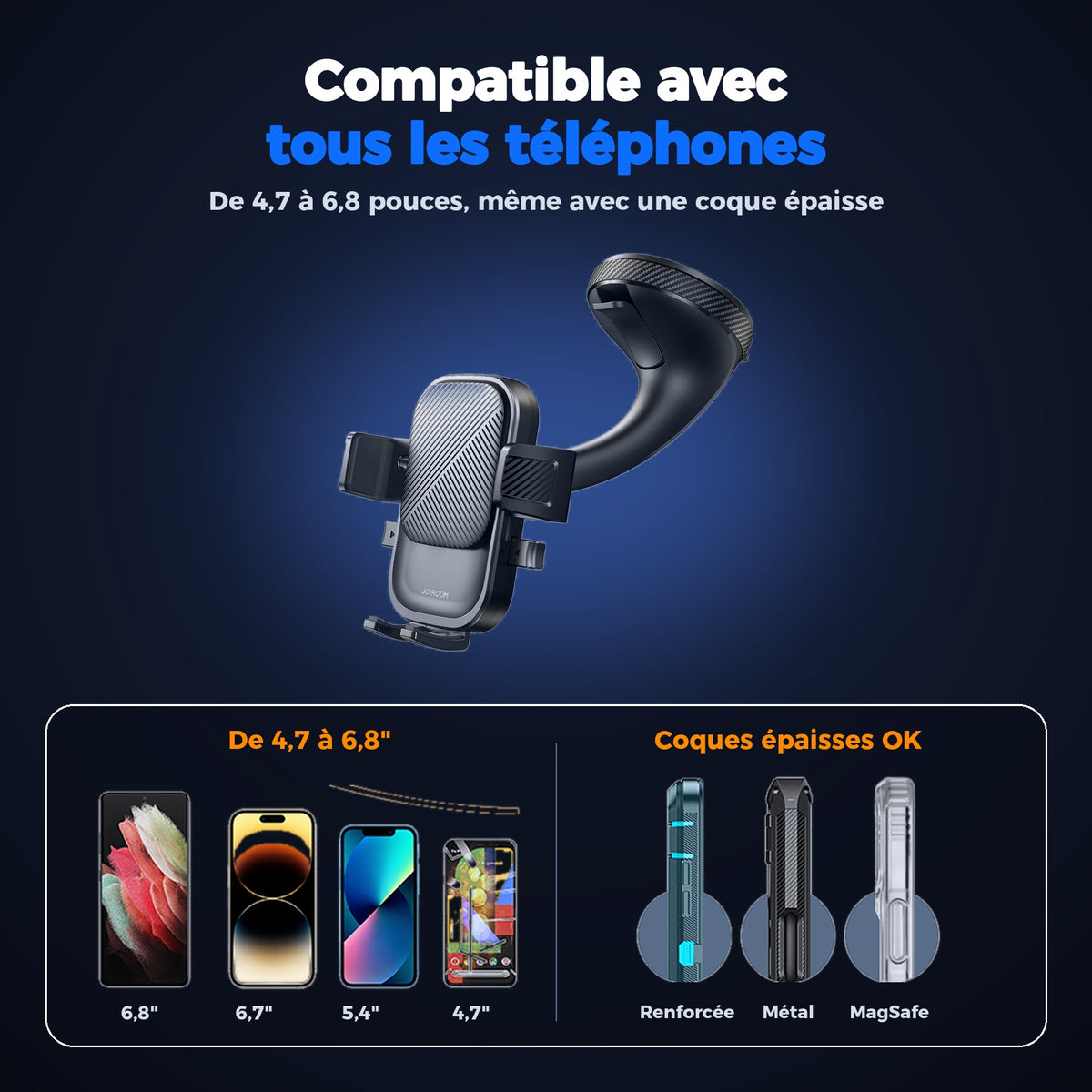 Compatible avec tous les téléphones