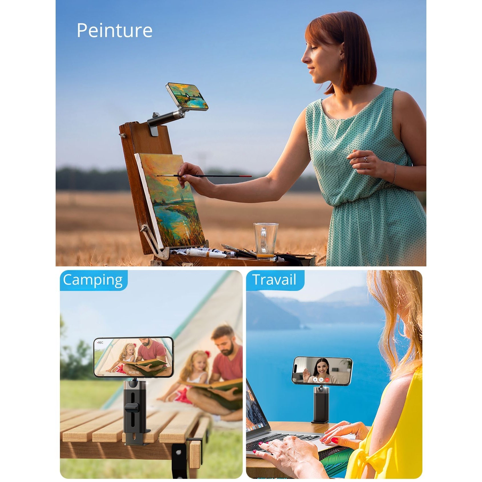 Support de smartphone magnétique universel – vue 5